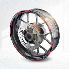 Red 17'' Rim Wheel Sticker Decal Strip Tape R01B For Honda CB1100 RS -MC