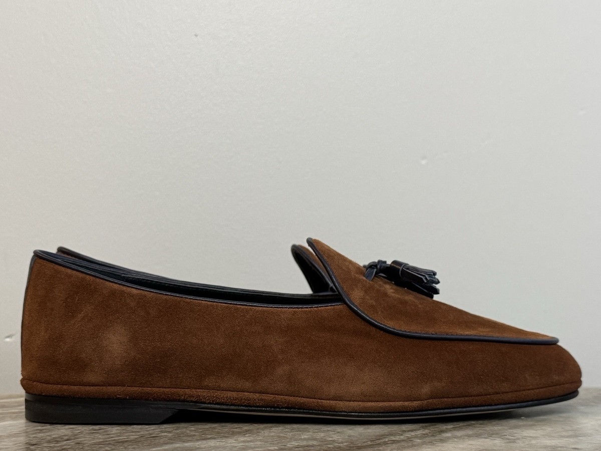 Todd Snyder Rubinacci Burgundy Velvet Tassel Slip-On Loafers Sz 42(9).  New Tub9 Marphy Rubinacci: the perfect balance between design and comfort main image 2