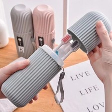 Toothpaste Toothbrush Protect Holder Case Travel Camping Storage Box Portable