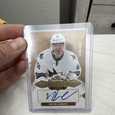 Upper Deck Fleer Showcase Hot Prospects Kevin Labanc #175/499 Auto Rookie