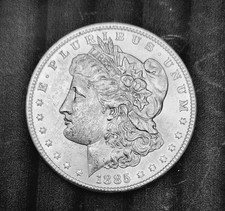 1885 P Morgan Silver Dollar in  UNC / BU Condition