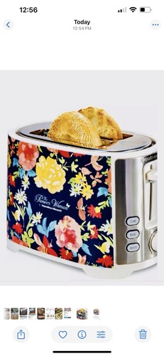 THE PIONEER WOMAN FIONA FLORAL 2 SLICE TOASTER New In Box