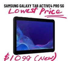 💥LOWEST PRICE💥 Samsung Galaxy Tab Active 4 Pro Wi-Fi + 5G SM-T636B 128GB 10.1"