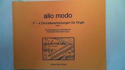 Alio Modo - 17 + 4 Choralbearbeitungen für Orgel (1997), Zum Evangelischen Gesan