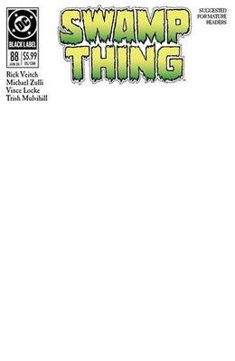 Swamp Thing 1989 #1 Blank Variant Cover C