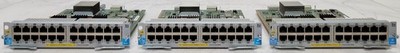 Lot of 3x HP J9534A 24-port Gig-T PoE+ v2 z 10/100 1000Base-T Switch Module