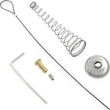 Gate Latch Cable Pull, Adjustable Gate Latch Spring Release Cable, Black Pull St