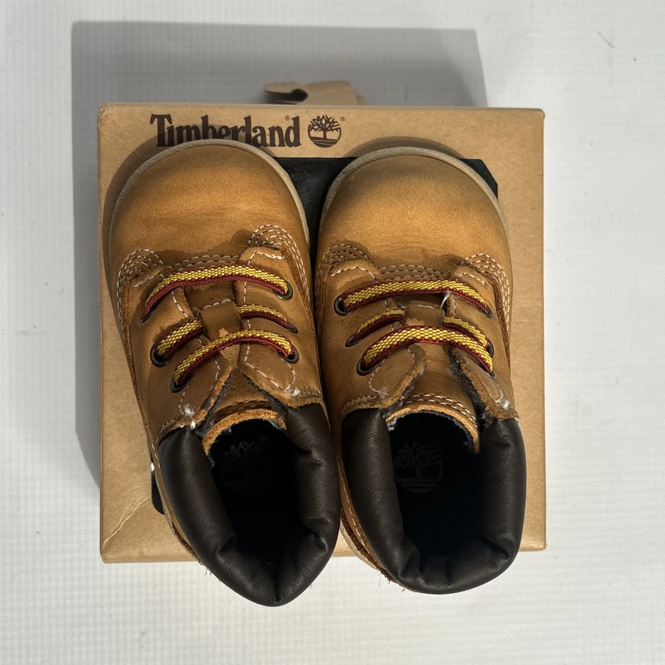 Timberland Botas: 32867 Infantil Cuna Botines Trigo Nubuck Talla 3 Foto 4 de 4