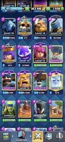 CR 65 LVL | 47 MAXED CARDS | 10K+ Trophies | 360K+ GOLD | CHEAP