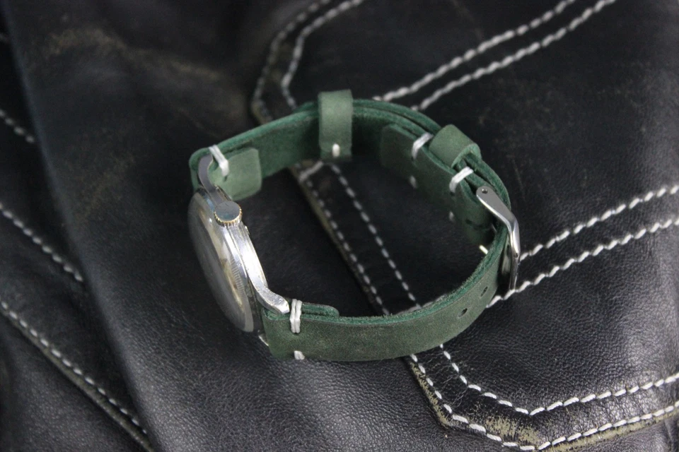 Reloj pulsera soviético vintage Vostok 2603 ChChZ 1957 correa de cuero urss Wostok Foto 3 de 4