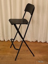 7 x Ikea Franklin bar stool - 73cm seat height - black - good condition