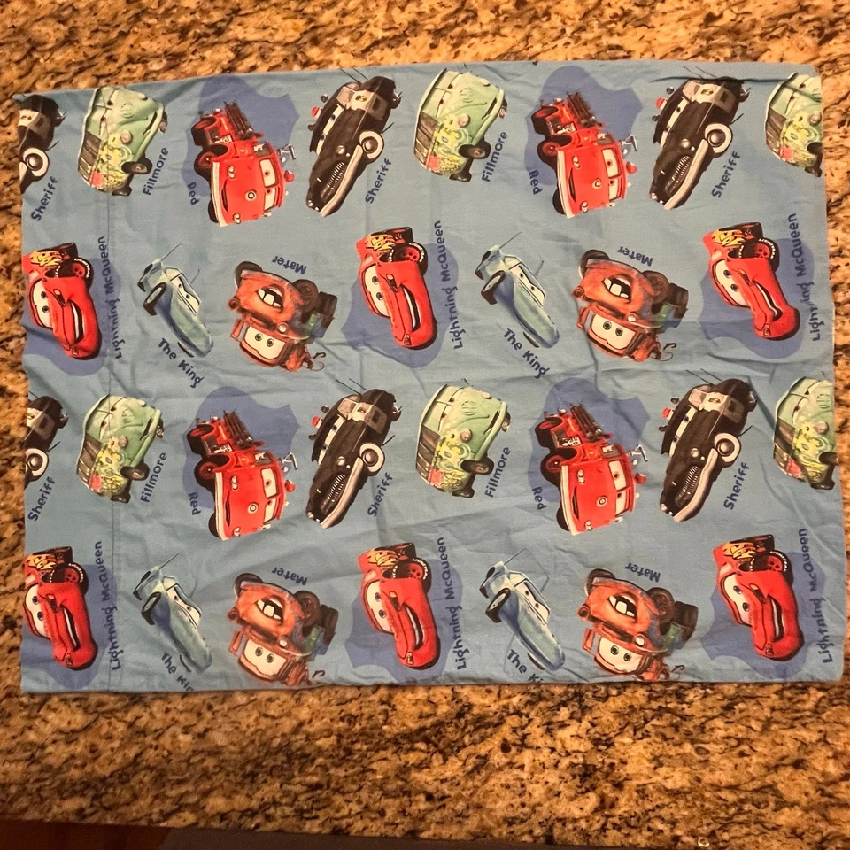 Funda de Almohada Vintage Disney's Cars Radiador Muelles Coches Impresión Rayo McQueen Foto 2 de 4