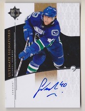 2009-10 Ultimate Michael Grabner Auto Signatures Vancouver Canucks 09-10