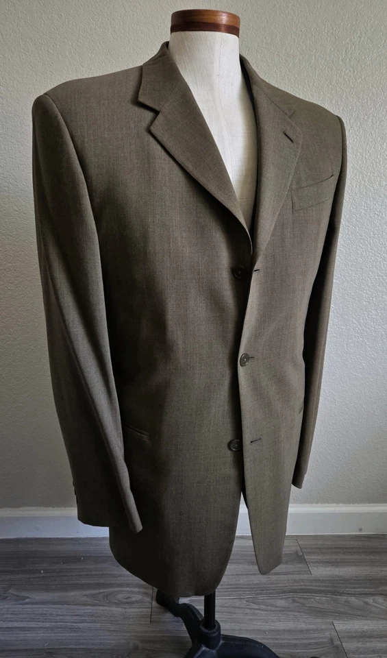 Blazer Abrigo Deportivo Lardini/Donna Karen Signature 42R Verde Musgo (Ver Fotos) Italia. Foto 3 de 4