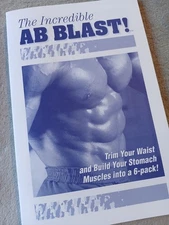 The Incredible Ab Blast! Bodybuilding Printed Booklet, Illustrated, 12-Pages