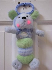 9" Carter's Plush Caterpillar Lullaby Singing Toy Lights Up 6940 Crib Toy Gym