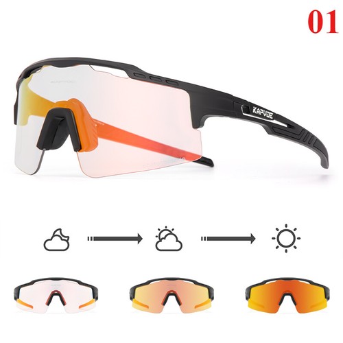 Cycling Sunglasses Outdoor Photochromic Glasses UV400 Transition Bicycle Eyewear - Picture 15 of 29
