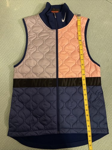 Nike Women’s Aerolayer Vest S NWT – Water-Resistant Colorblock Warm Light Zip - Picture 15 of 24