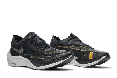 Size 6.5 - Nike ZoomX Vaporfly NEXT% 2 Black Metallic Gold Coin