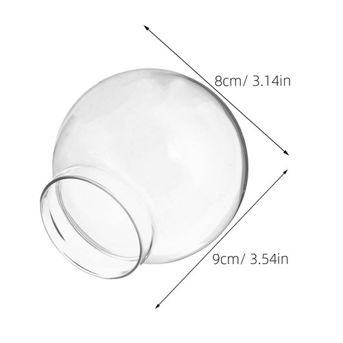 4 Pcs Crystal Ball Cover Diy Snow Globe Kit Snowglobe Snowglobes - Picture 6 of 12