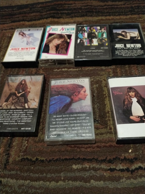 7 JUICE NEWTON CASSETTES COUNTRY/ROCK VG