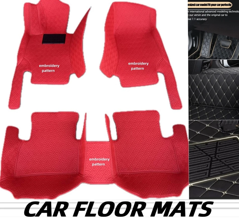For Ferrari Car Floor Mats All Weather Custom Rugs Liners PU Leather Auro Luxury Foto 4 de 4