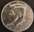 JFK HALF DOLLAR - 2004 P - VERY LOW MINTAGE - NIFC - BU - FREE SHIPPING