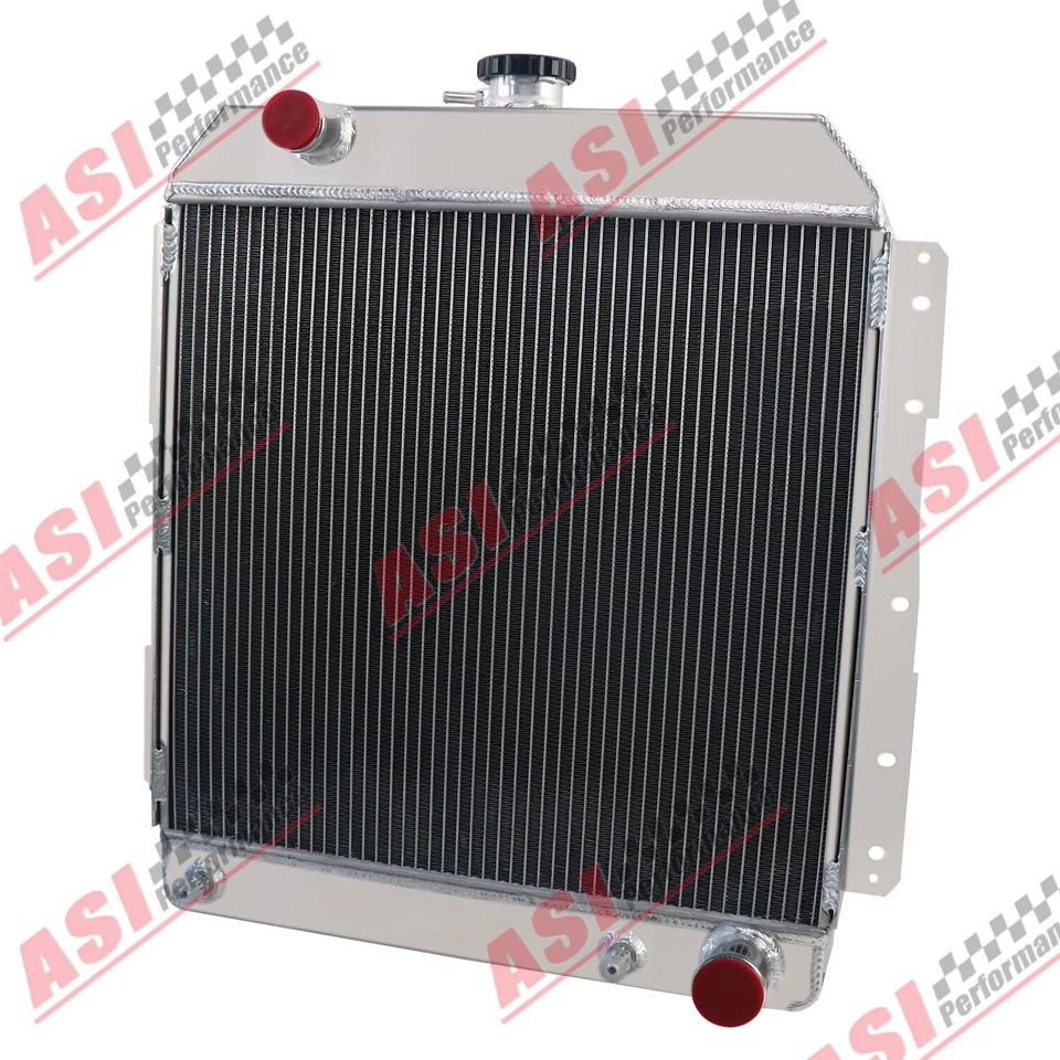 3 Row Aluminum Radiator For 1958 Chevrolet Impala Bel Air Biscayne 3.8,4.6 5.7L Foto 3 de 4