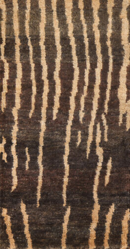 Stylish Abstract Luxury Hand-Knotted Moroccan Accent Rug 3x5 ft  - Picture 1 of 17