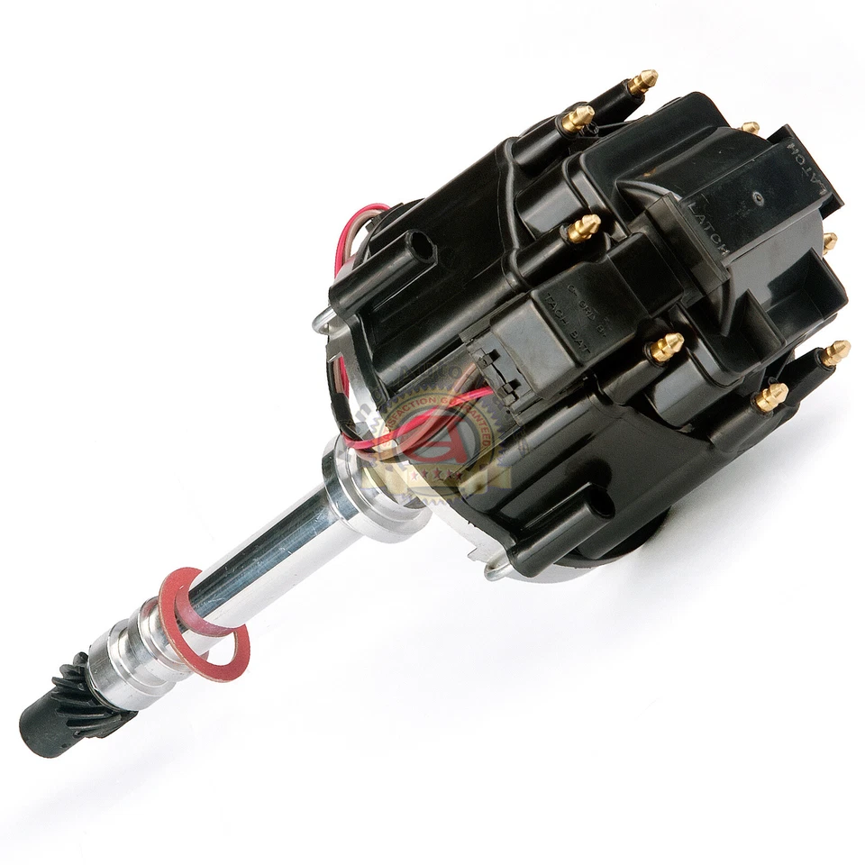 Chevy SBC HEI Distribuidor 65K Encendido Tapa Negra 283 305 327 350 400 Bloque Pequeño Foto 2 de 4