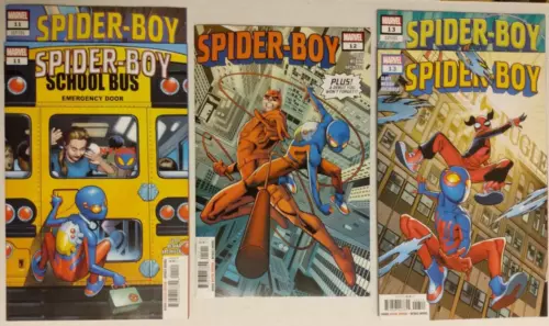 SPIDERBOY 5ct/11(2)-13(2)/1ST APP & 1ST COVER SPIDERGIRL/COVER 'A's+VARIANTS/NEW