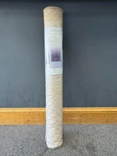 Ruggable Solid Textured Cream 3x5 Ft Decorative Area Rug Carpet Machine Washable