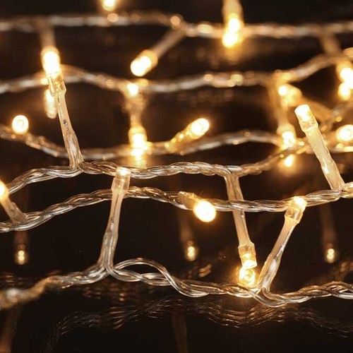 20 luces LED de Navidad de un solo color, luces de copo de nieve, luz de pan de jengibre - Imagen 22 de 62