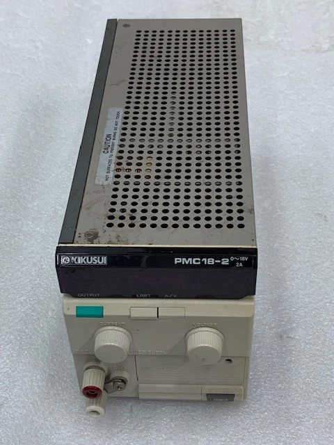 Kikusui Digital DC Regulated Power Supply Unit PMC18-2 (18VDC 2A) Used - Image 4 of 4