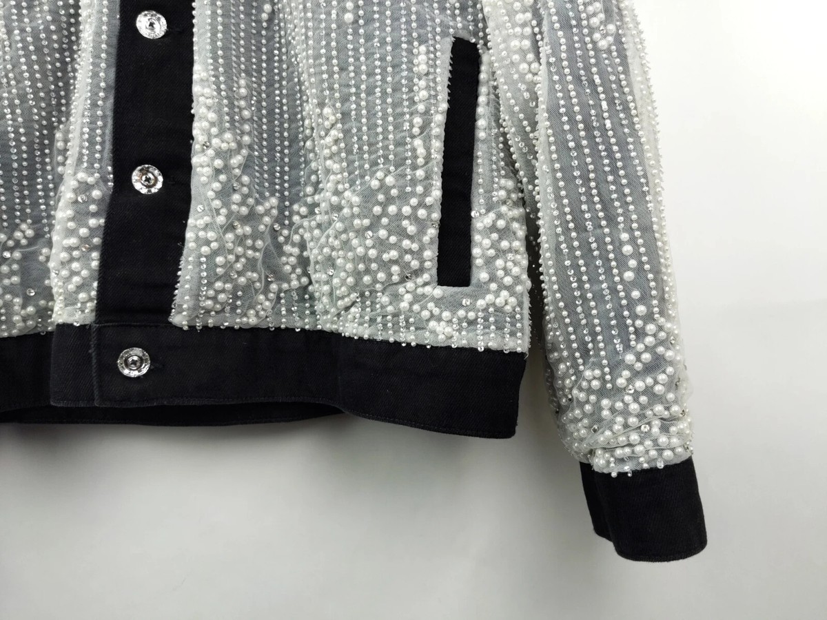 $8K LONPARNY x SWAROVSKI Men's Sz US L Crystals & Pearls $8K LONPARNY x SWAROVSKI Men's Sz US L Crystals & Pearls