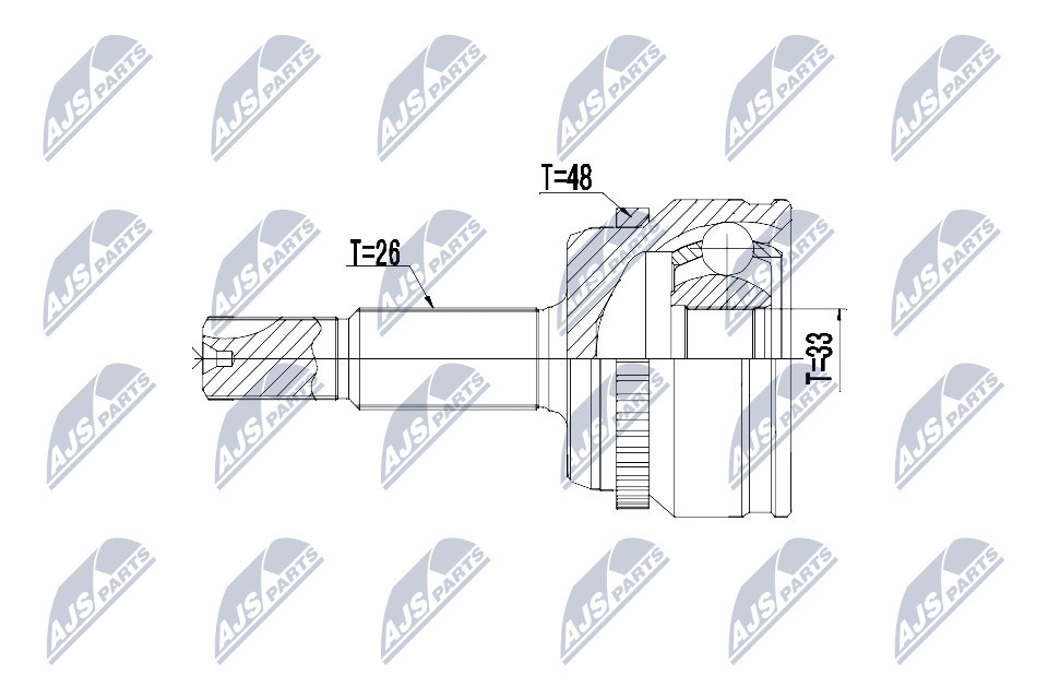 N.T.Y. NPZ-TY-103.NTY Joint Kit, drive shaft for TOYOTA - Image 6
