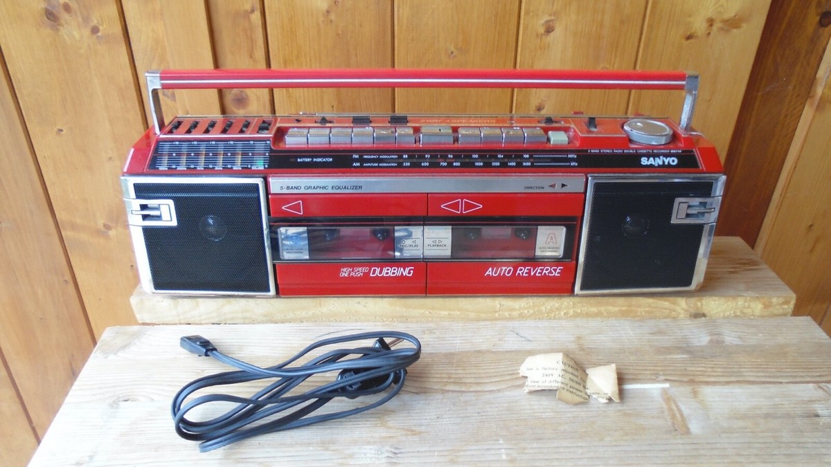 SANYO M 9813 K Ghettoblaster, Boombox, radio cassette recorder TBE EUR 49,00 - FR