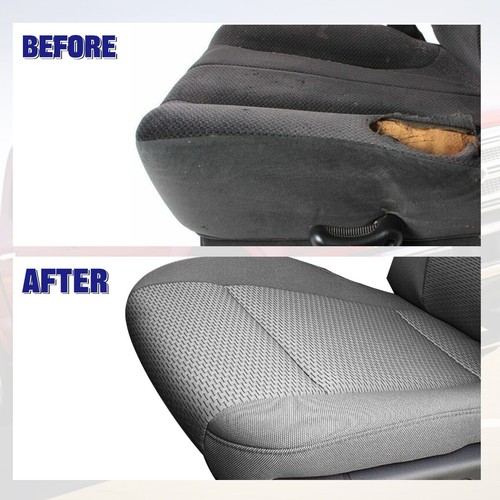For Ford F150 XLT 2015 2016 2017 2018 Driver Side Bottom Gray Cloth Seat Cover - Picture 3 of 13