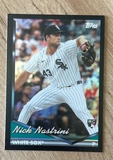 2024 Topps Archives 1994 Topps Nick Nastrini #218 Black Foilboard RC White Sox