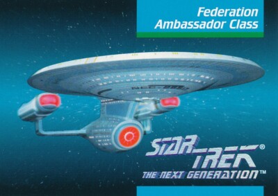 Federation Ambassador Class 1992 Impel Star Trek  #039 TNG
