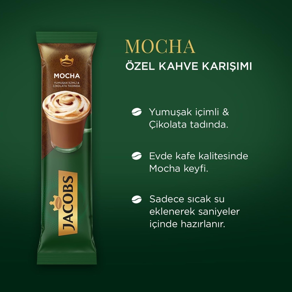 Jacobs Mocha Special Coffee Blend 0.7 oz (19.6g) x 10 | FREE