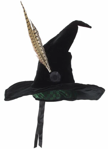 Harry Potter Professor McGonagall Costume Hat Witch Black Movie Maggie LICENSED