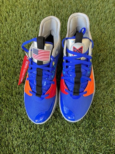 Nike Paul George PG 3 NASA X Apollo 14 Racer Blue/Silver Sz 7 CI2666 400 - Picture 5 of 7