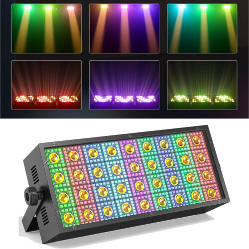 Luz estroboscópica 220W LED RGBW para lavadora de pared DMX DJ efecto de iluminación de escenario de fiesta - Imagen 2 de 12
