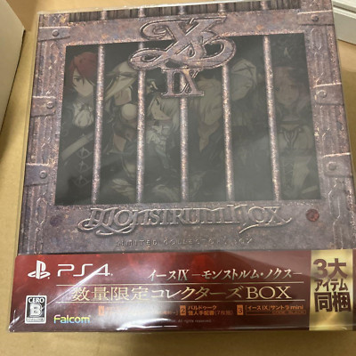 Ps4 Jp Edition bonus Ys IX Monstrum Nox- Limited Production Collectors Box New