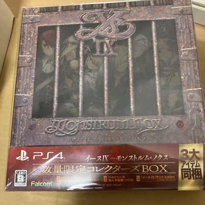 Ps4 Jp Edition bonus Ys IX Monstrum Nox- Limited Production 