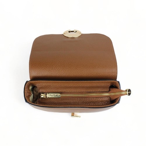 Borsetta donna Pierre Cardin borsa in vera pelle dollaro firmata made in Italy - Foto 16 di 28
