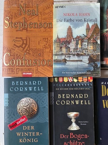 15 Bücher Buchpaket Historische Krimis von Cornwall, Stephenson ,Pears ....!! - Bild 2 von 6