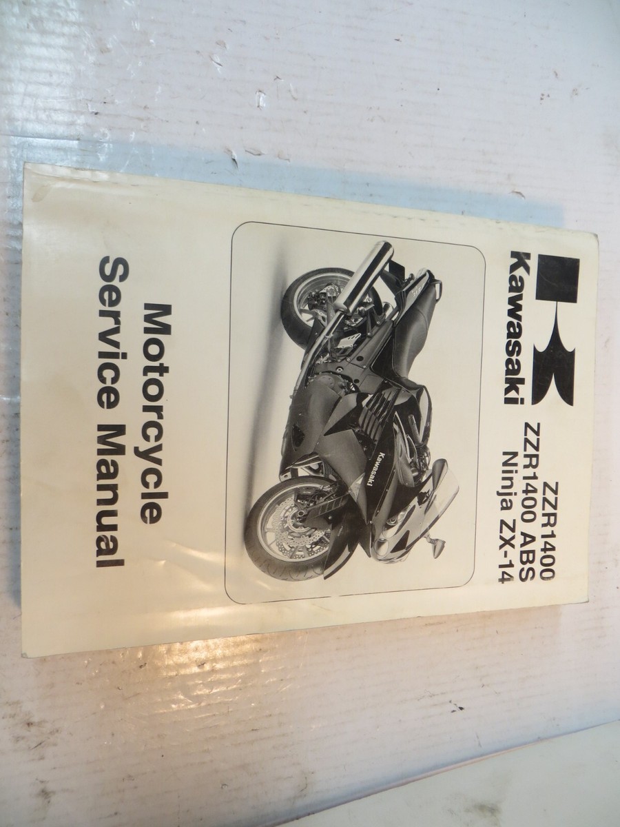 2008 Kawasaki ZX14/ZZR1400 OEM shop/repair manual | eBay