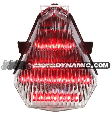 fit 06-07 Yamaha YZFR6 SEQUENTIAL Integrated Signal LED Tail Light YZF R6 